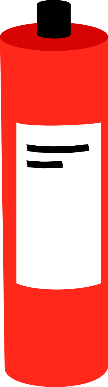 Badezusatz in einer roten flasche PNG, SVG