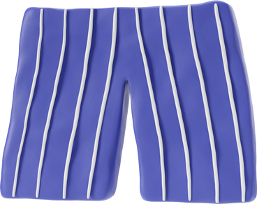 Blue pants with white stripes PNG, SVG