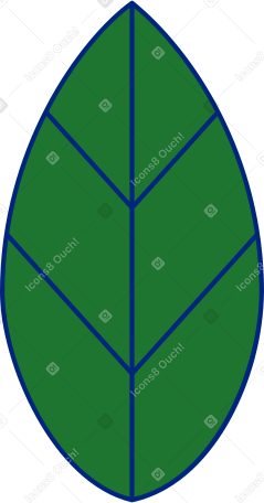 big leaf Illustration in PNG, SVG