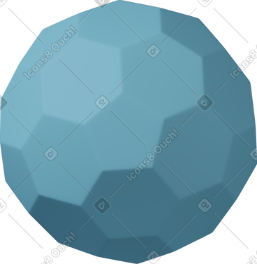 Geometric sphere PNG, SVG