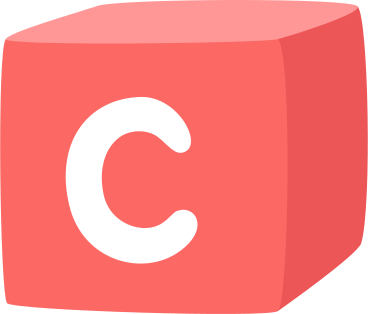 Красный куб в PNG, SVG