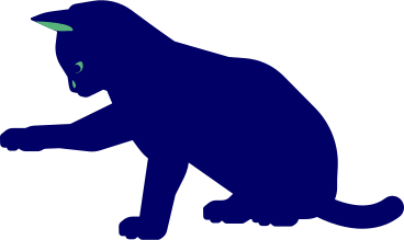 cat playing PNG, SVG