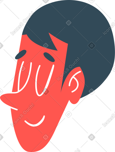 男孩的头 PNG, SVG