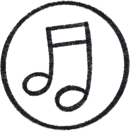 musical note icon PNG、SVG