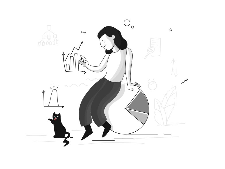 Immagine Vettoriale analisi dei dati in PNG e SVG in stile | Illustrazioni Icons8