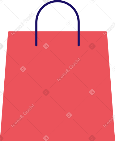 Маленькая сумка для покупок в PNG, SVG