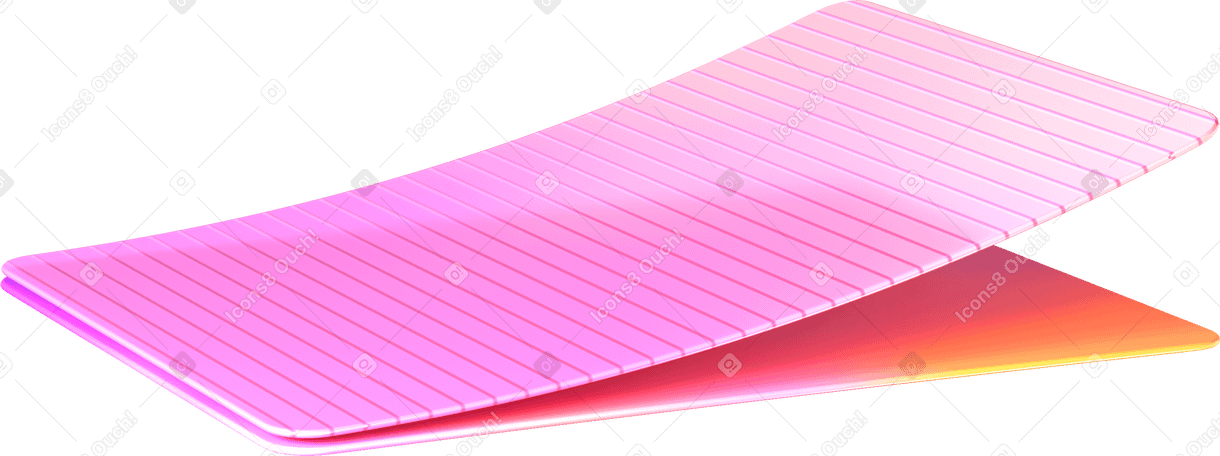 3D gradient and textured plastic cards PNG, SVG