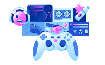 Video game controller, computer hardware and game interface PNG, SVG