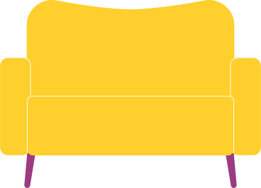 Gelbes sofa PNG, SVG