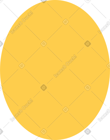 Yellow ellipse PNG, SVG