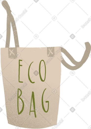 Eco bag PNG, SVG