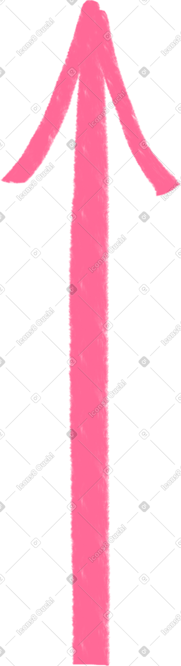 Big pink arrow PNG, SVG