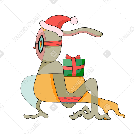 Christmas delivery Illustration in PNG, SVG