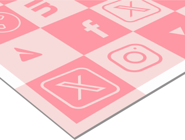 Part of the chessboard with social network icons PNG, SVG