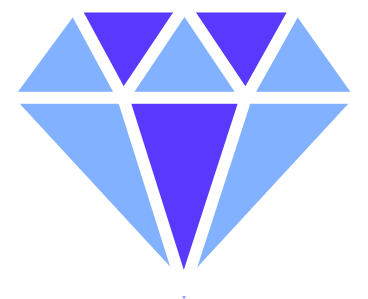 blue diamond PNG, SVG