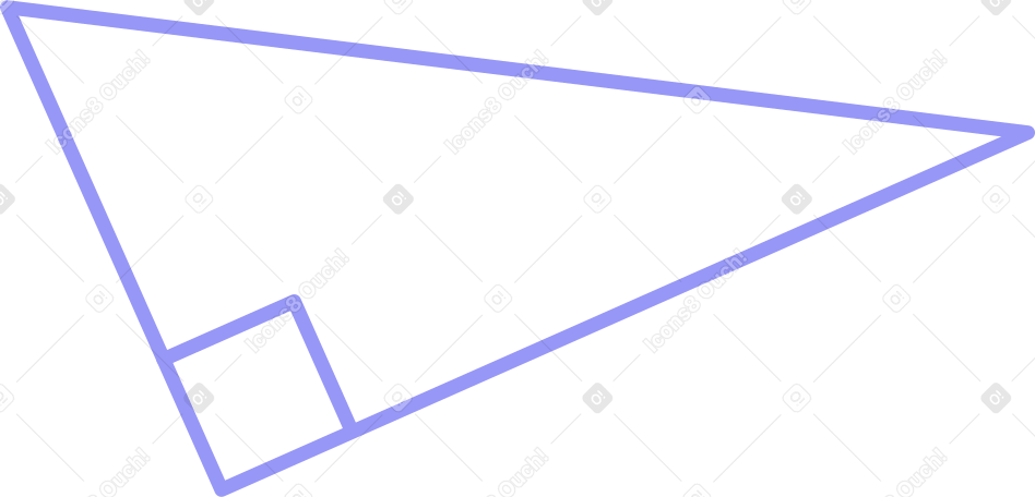 Прямоугольный треугольник в PNG, SVG
