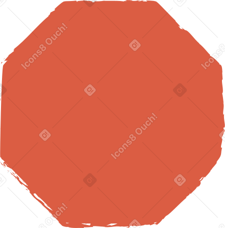 red octagon PNG, SVG