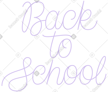 Lettering back to school PNG, SVG