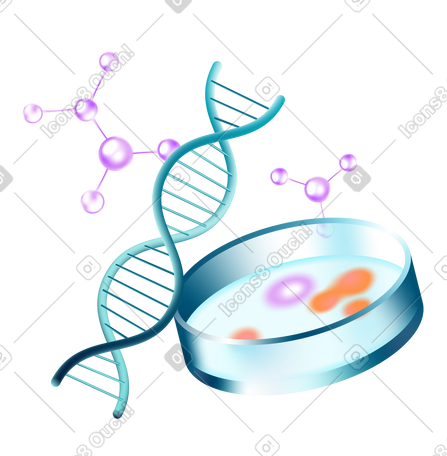 Dna 测序和培养皿 PNG, SVG