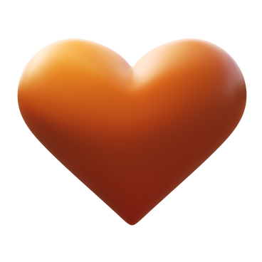 brown heart  PNG, SVG