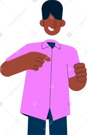 man points his fingers to the left PNG, SVG