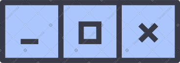 Window controls PNG, SVG