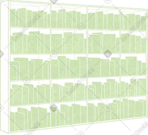 book shelves PNG, SVG