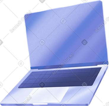 Opened laptop PNG, SVG