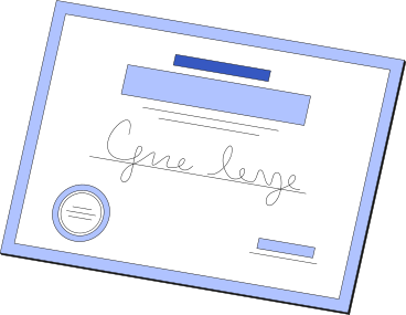 certificate PNG, SVG