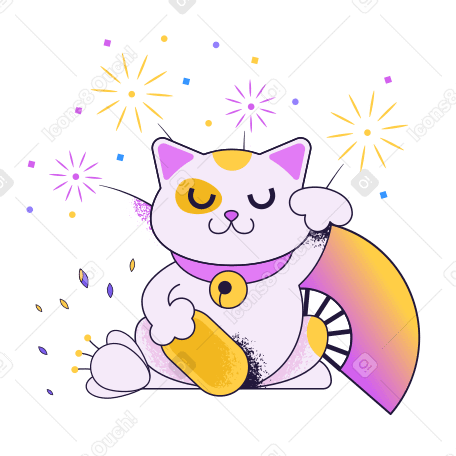 Chinese cat PNG, SVG