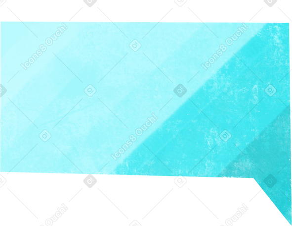 蓝色对话框气泡 PNG, SVG