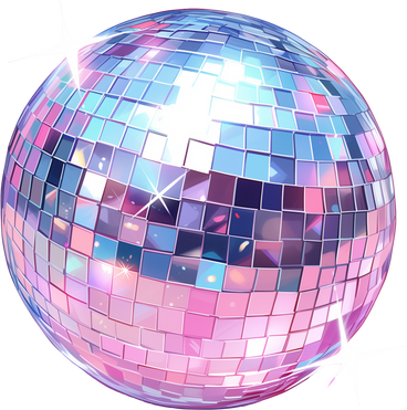 Boule disco PNG, SVG
