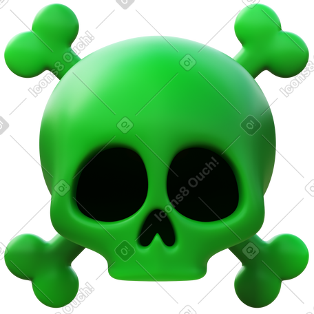 3D poison PNG, SVG