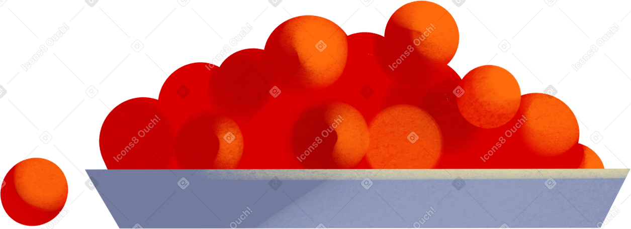 plate with berries Illustration in PNG, SVG