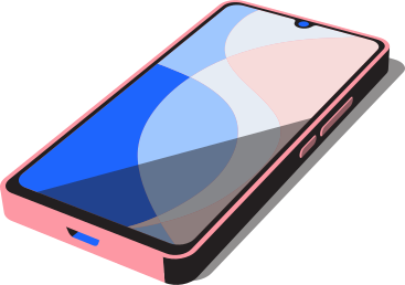 Smartphone em isometria PNG, SVG