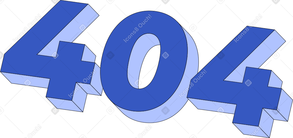404 텍스트를 글자로 새기다 PNG, SVG