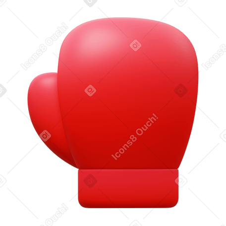 3D boxing glove в PNG, SVG