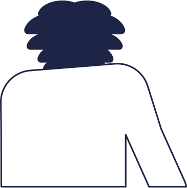 man with voluminous hairstyle view from back PNG, SVG