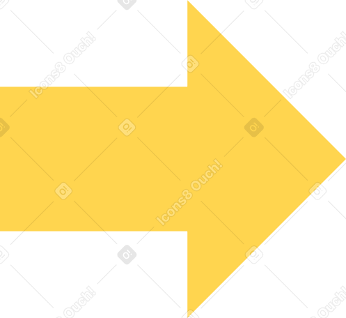 arrow yellow Illustration in PNG, SVG