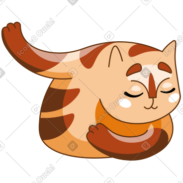 猫鞠躬表示感谢 PNG, SVG