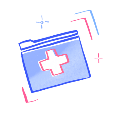 Folder with medical documents PNG, SVG