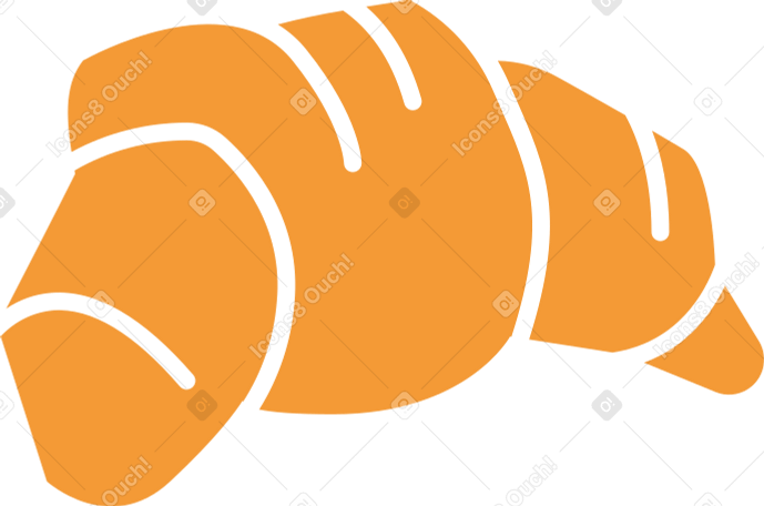 croissant PNG, SVG