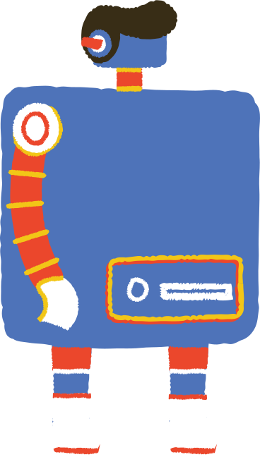 Робот в PNG, SVG