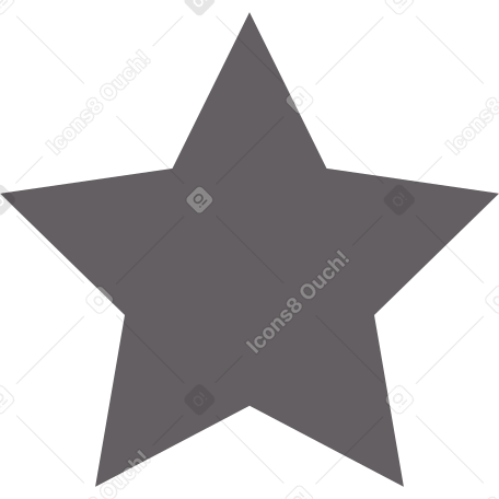 star grey Illustration in PNG, SVG
