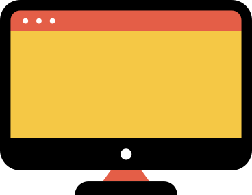 browser yellow screen monitor PNG, SVG