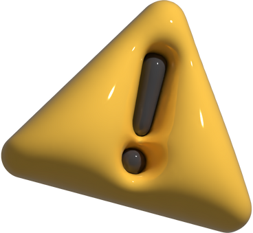 Punto esclamativo in un triangolo PNG, SVG