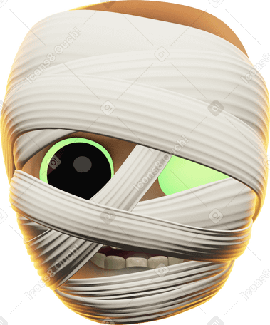 3D mummy icon PNG, SVG