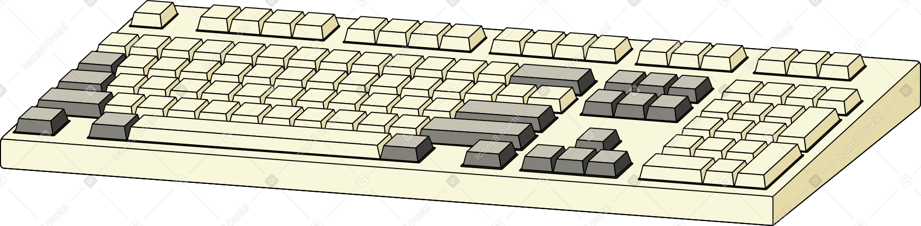 клавиатура в PNG, SVG