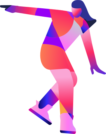 Woman balancing PNG, SVG