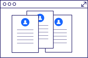 people resume card browser PNG, SVG